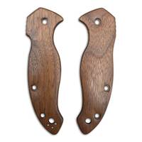 Spyderco Canis walnut handle scales - Traditional / hand-painted