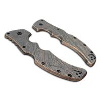 Cold Steel Recon 1 maple handle scales - Wood Bark (3169) / hand-painted
