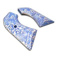 Ruger XR3 New maple grips - Japan Wave / hand-painted