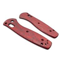 Benchmade Mini Barrage 585-02 padauk handle scales - Traditional / hand-painted