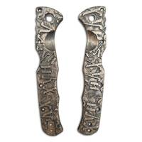 Cold Steel Frenzy 2 3.5 maple handle scales - Versatile Russian Word / hand-painted