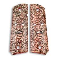 1911 full-size maple grips - Freddy Krueger / hand-painted