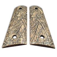 Archangel Michael - 1911 Full Size Magwell Grips
