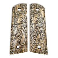 Archangel Michael - 1911 Full Size Magwell Grips