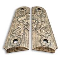 1911 Full-Size Maple Grips - Pirate Classic / Hand-painted