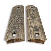 1911 Full-Size Maple Grips - Revelation 19:11 V2 / Hand-painted