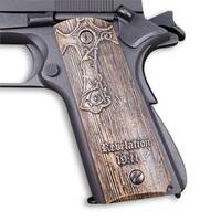 1911 Full-Size Maple Grips - Revelation 19:11 V2 / Hand-painted
