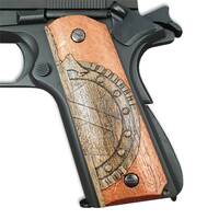 1911 Full-Size Maple Grips - Spartan Shield / Hand-painted