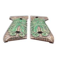 Cthulhu Green - Beretta 92, 92A1, 92G, 92FS, 96, 96A1, 98FS, 98A1, M9, M9A1 Grips