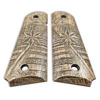 1911 Full-Size Maple Grips - Wind Rose / Hand-painted