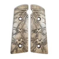 Hudson H9 maple grips - Shadow Battlecrab / hand-painted