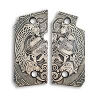 Sig Sauer P238 maple grips - Celtic Heart / hand-painted