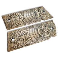 Coonan 357 Magnum Full-Size Maple Grips - Demon Samurai / Hand-painted