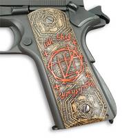 1911 Full-Size Maple Grips - Occult Symbol / Hand-painted