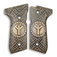 Rune Algiz Yr - Beretta 92, 92A1, 92G, 92FS, 96, 96A1, 98FS, 98A1, M9, M9A1 Grips