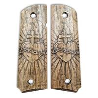 Sacred Heart - 1911 Full Size Government Grips