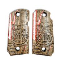 Kimber Micro 9 maple grips - Darth Vader / hand-painted