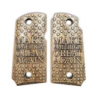 Kimber Micro 9 maple grips - Make America Great Again / hand-painted