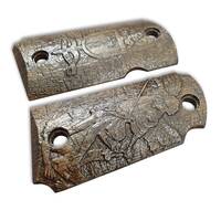 Kimber Micro 9 Maple Grips - Quis Ut Deus Black / Hand-painted