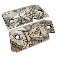 Sig Sauer P238 Maple Grips - Monster Frankenstein Bride / Hand-painted