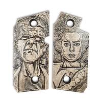 Sig Sauer P238 maple grips - Monster Frankenstein Bride / hand-painted