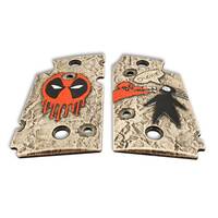 Sig Sauer P938 Maple Grips - Deadpool / Hand-painted