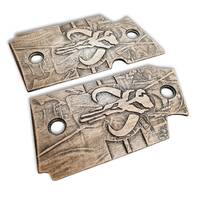 Sig Sauer P938 Maple Grips - Mythosaur Skull / Hand-painted