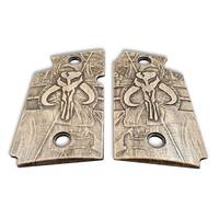 Sig Sauer P938 Maple Grips - Mythosaur Skull / Hand-painted