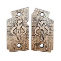 Sig Sauer P938 maple grips - Mythosaur Skull / hand-painted