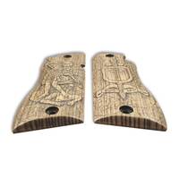 Star Model BM 9 Maple Grips - Quis Ut Deus / Hand-painted