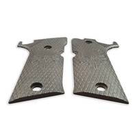 Beretta 92X Performance Maple Grips - Punisher Black / Hand-painted