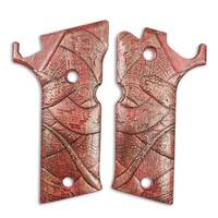 Beretta 92X Performance maple grips - Rattlesnake Dark Cherry / hand-painted