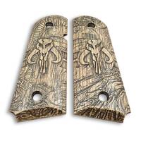 Mythosaur Skull - 1911 Compact Size Officers Grips