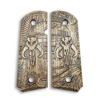 Mythosaur Skull - 1911 Compact Size Officers Grips