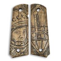 1911 full-size maple grips - Gagarin Vostok-1 / hand-painted