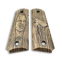1911 Full-Size Maple Grips - Shining / Hand-painted