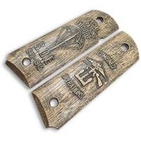 1911 Full-Size Maple Grips - Special Operations Executive / Hand-painted