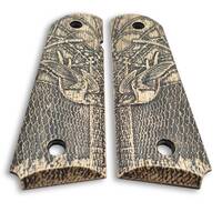 1911 Full-Size Maple Grips - Swallows / Hand-painted