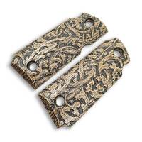 Kimber Micro 380 Maple Grips - Curly Plant / Hand-painted