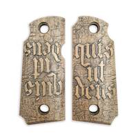 Quis Ut Deus Stone - Kimber Micro 380 Grips