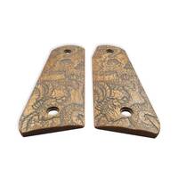 Ruger Mark III 22/45 Maple Grips - Skull Snake / Hand-painted