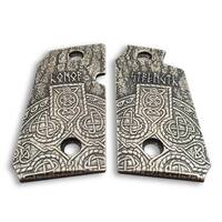 Sig Sauer P238 Maple Grips - Strength And Honor / Hand-painted