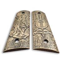 Quis Ut Deus - 1911 Full Size Magwell Grips
