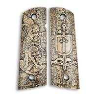 Quis Ut Deus - 1911 Full Size Magwell Grips