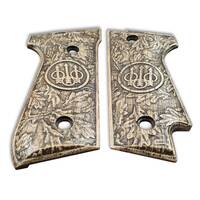 Beretta Logo Leaves - Beretta 92S Grips