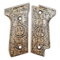 Beretta Logo Leaves - Beretta 92S Grips