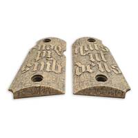 Quis Ut Deus Stone - Kimber Micro 9 Thumb Safety Grips