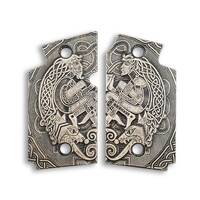 Sig Sauer P938 maple grips - Celtic Heart / hand-painted