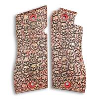 Star Model BM 9 maple grips - Skulls Mountain Cherry / hand-painted