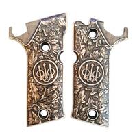 Beretta 92X Performance maple grips - Beretta Logo Leaves / hand-painted
